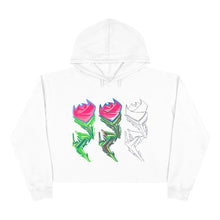 Load image into Gallery viewer, wild rose crop hoodie
