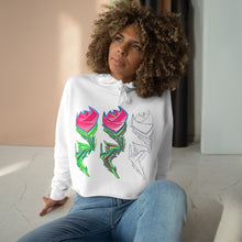 Load image into Gallery viewer, wild rose crop hoodie

