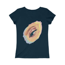 Load image into Gallery viewer, eye shadow offset tee (girls)
